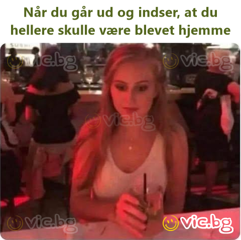 Når du går ud og indser, at du hellere skulle være blevet hjemme