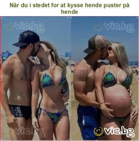 Når du i stedet for at kysse hende puster på hende