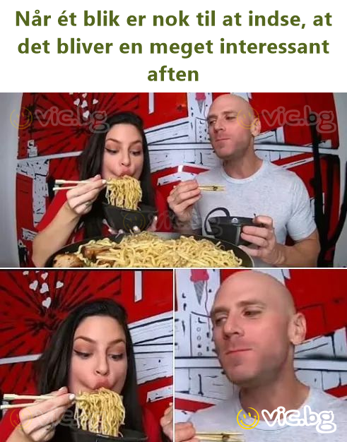 Når ét blik er nok til at indse, at det bliver en meget interessant aften