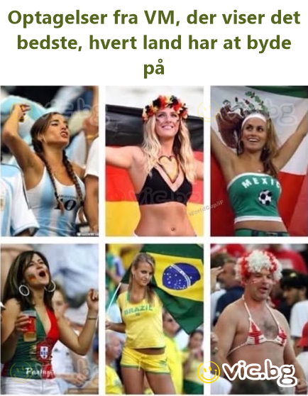 Optagelser fra VM, der viser det bedste, hvert land har at byde på