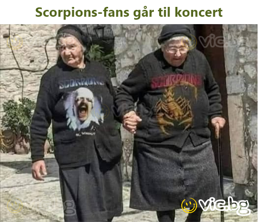 Scorpions-fans går til koncert