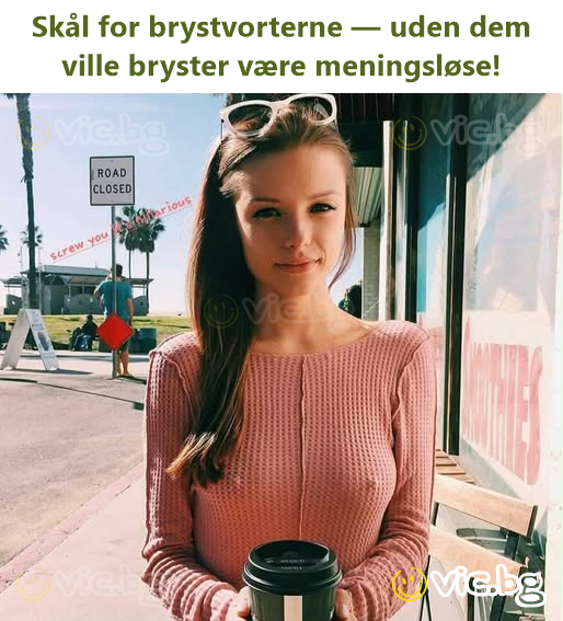 Skål for brystvorterne — uden dem ville bryster være meningsløse!