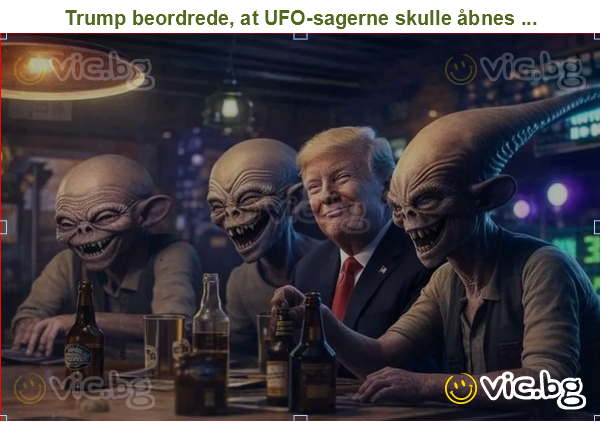 Trump beordrede, at UFO-sagerne skulle åbnes ...
