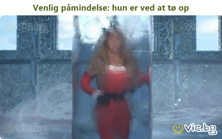 Venlig påmindelse: hun er ved at tø op