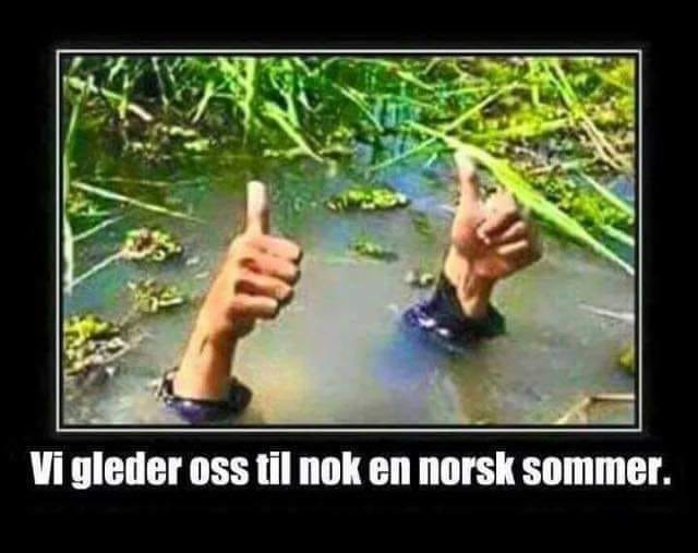Vi gleder oss til nok en norsk sommer.