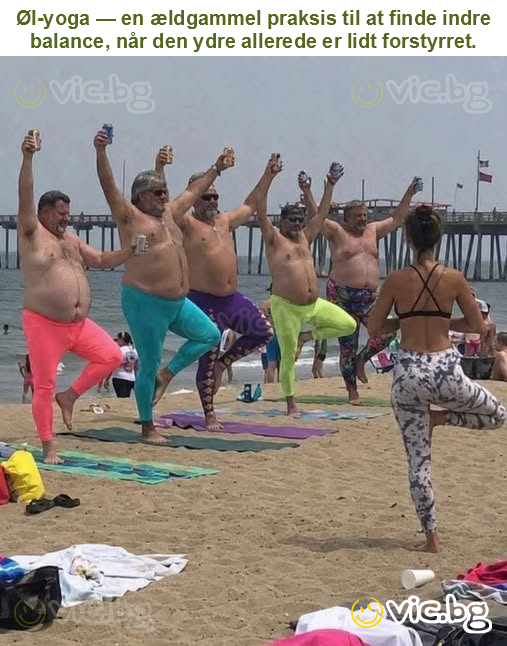 Øl-yoga — en ældgammel praksis til at finde indre balance, når den ydre allerede er lidt forstyrret.