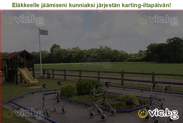 Eläkkeelle jäämiseni kunniaksi järjestän karting-iltapäivän!