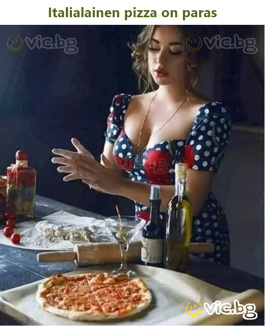 Italialainen pizza on paras