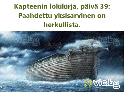 Kapteenin lokikirja, päivä 39: Paahdettu yksisarvinen on herkullista.