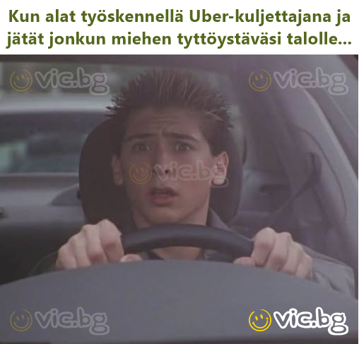 Kun alat työskennellä Uber-kuljettajana ja jätät jonkun miehen tyttöystäväsi talolle...