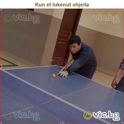 Kun et lukenut ohjeita
