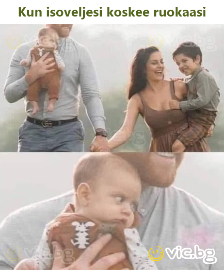 Kun isoveljesi koskee ruokaasi