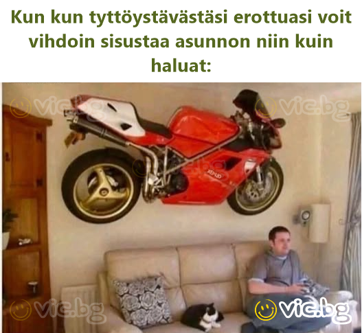 Kun kun tyttöystävästäsi erottuasi voit vihdoin sisustaa asunnon niin kuin haluat: