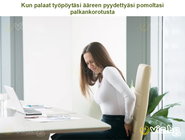 Kun palaat työpöytäsi ääreen pyydettyäsi pomoltasi palkankorotusta