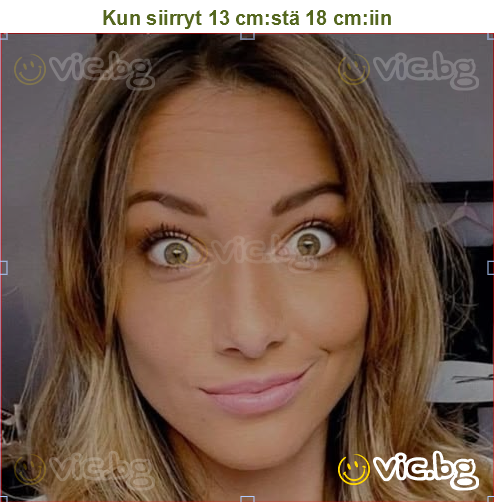 Kun siirryt 13 cm:stä 18 cm:iin