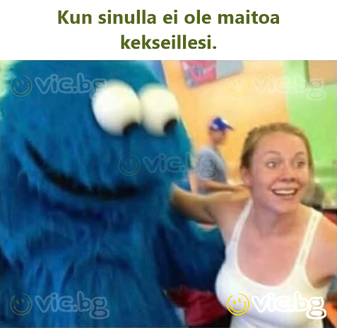 Kun sinulla ei ole maitoa kekseillesi.