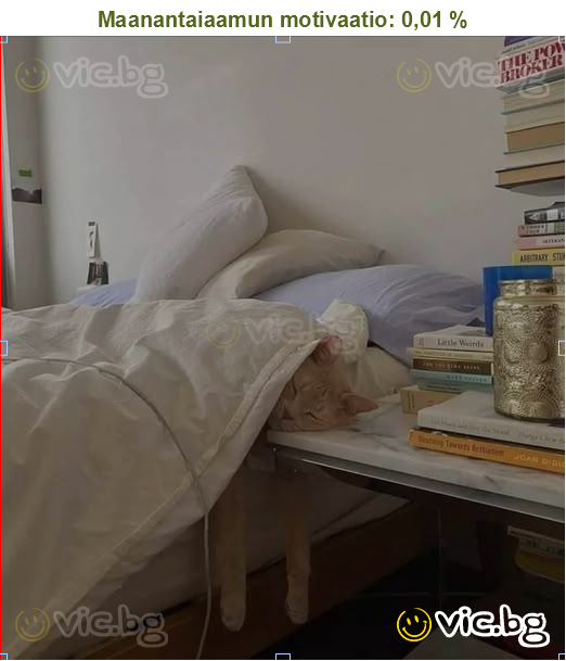 Maanantaiaamun motivaatio: 0,01 %