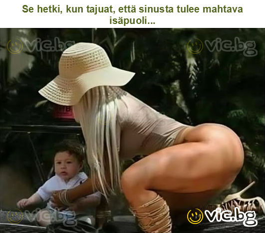 Se hetki, kun tajuat, että sinusta tulee mahtava isäpuoli...