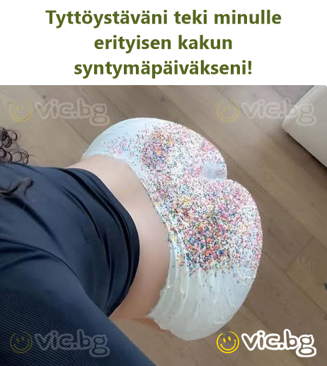Tyttöystäväni teki minulle erityisen kakun syntymäpäiväkseni!