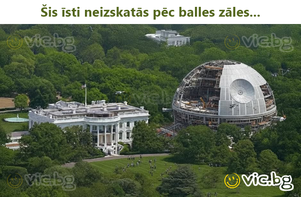 Tämä ei oikein näytä juhlasalilta...