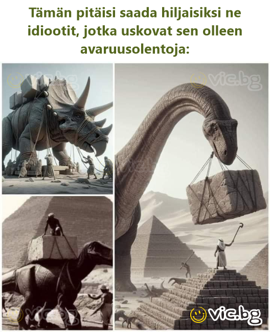 Tämän pitäisi saada hiljaisiksi ne idiootit, jotka uskovat sen olleen avaruusolentoja: