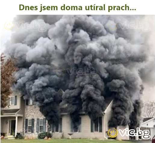 Dnes jsem doma utíral prach...