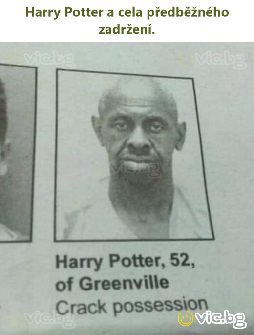 Harry Potter a cela předběžného zadržení.