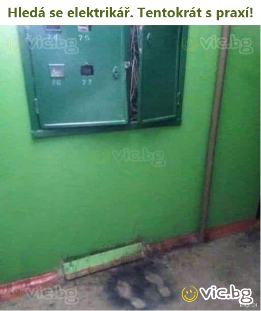 Hledá se elektrikář. Tentokrát s praxí!