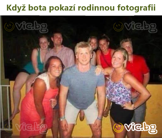 Když bota pokazí rodinnou fotografii
