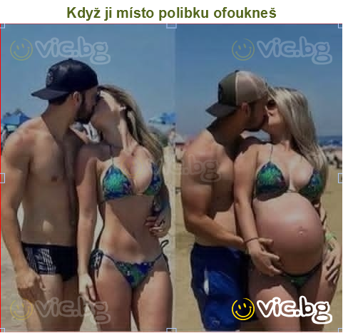 Když ji místo polibku ofoukneš