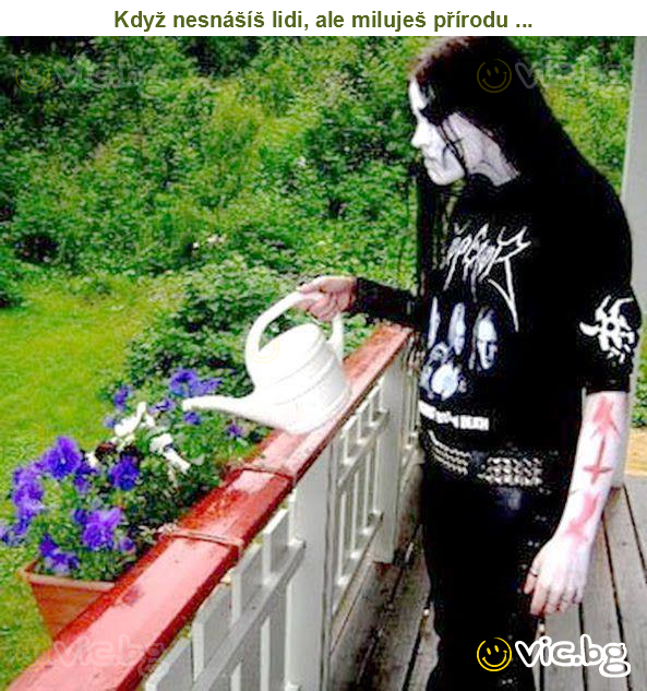 Když nesnášíš lidi, ale miluješ přírodu ...