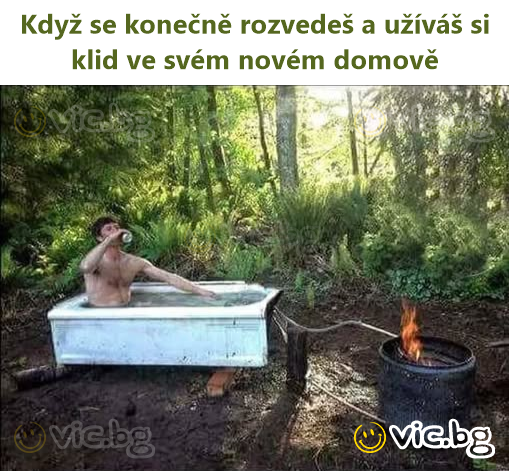 Když se konečně rozvedeš a užíváš si klid ve svém novém domově