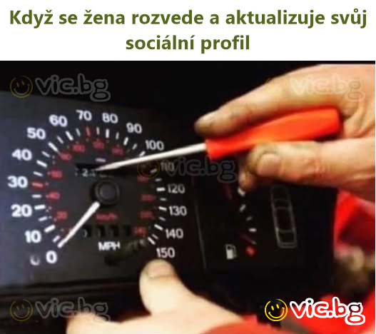 Když se žena rozvede a aktualizuje svůj sociální profil