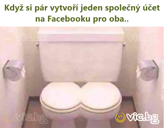 Když si pár vytvoří jeden společný účet na Facebooku pro oba..