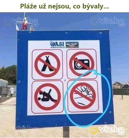 Pláže už nejsou, co bývaly...