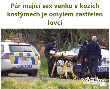 Pár mající sex venku v kozích kostýmech je omylem zastřelen lovci