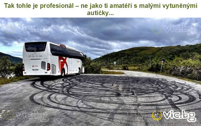 Tak tohle je profesionál – ne jako ti amatéři s malými vytuněnými autíčky...