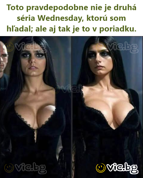 Toto pravdepodobne nie je druhá séria Wednesday, ktorú som hľadal; ale aj tak je to v poriadku.