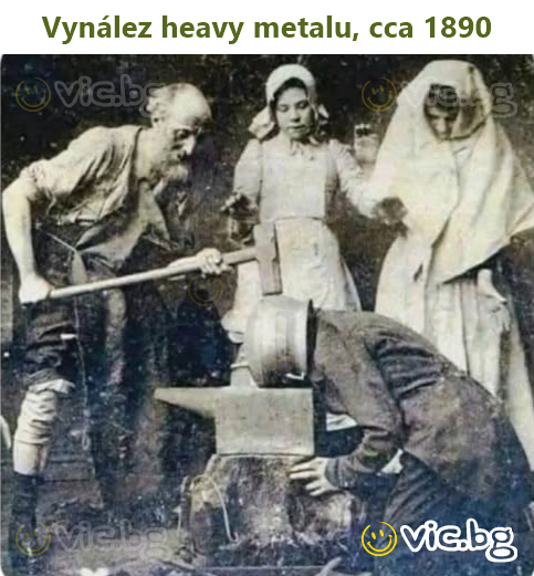 Vynález heavy metalu, cca 1890