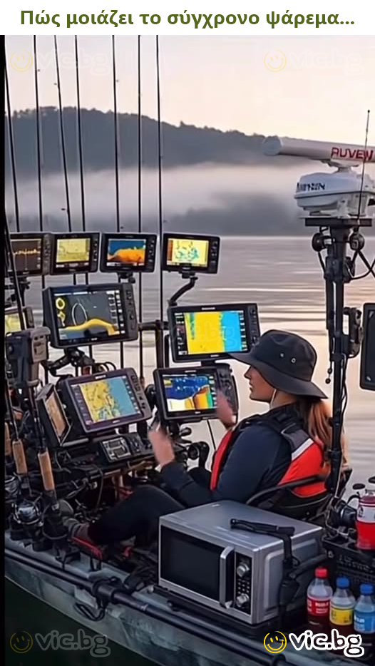 Πώς μοιάζει το σύγχρονο ψάρεμα...