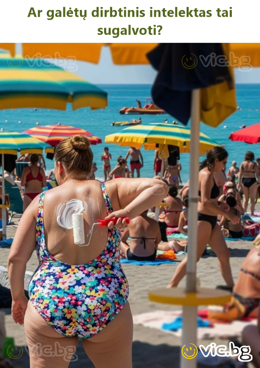 Ar galėtų dirbtinis intelektas tai sugalvoti?