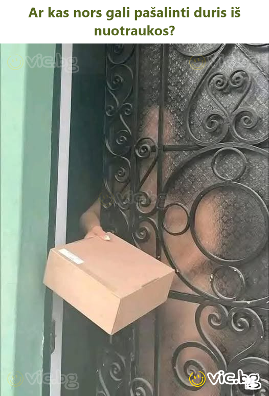 Ar kas nors gali pašalinti duris iš nuotraukos?