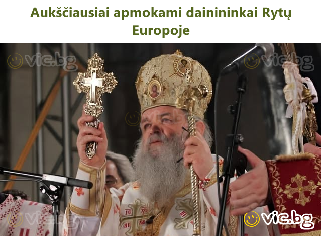 Aukščiausiai apmokami dainininkai Rytų Europoje