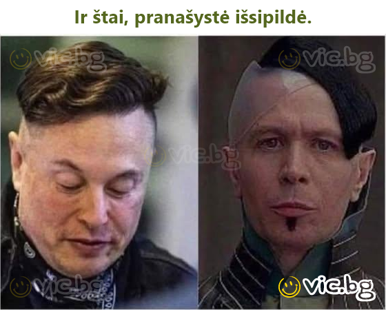 Ir štai, pranašystė išsipildė.