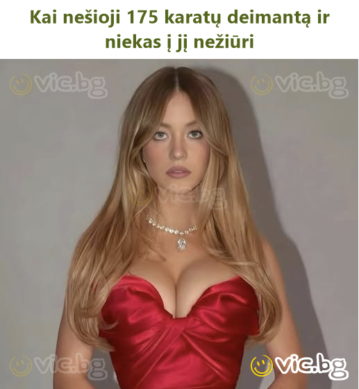 Kai nešioji 175 karatų deimantą ir niekas į jį nežiūri