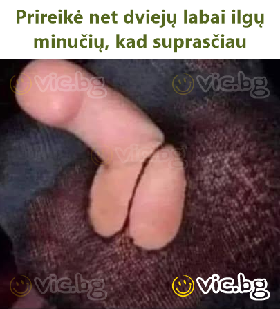 Prireikė net dviejų labai ilgų minučių, kad suprasčiau