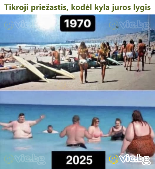 Tikroji priežastis, kodėl kyla jūros lygis