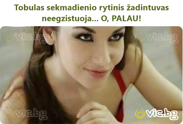 Tobulas sekmadienio rytinis žadintuvas neegzistuoja... O, PALAU!