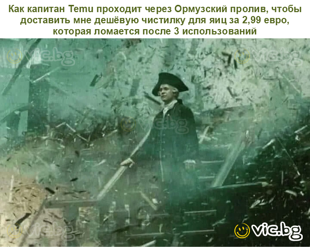 Как капитан Temu проходит через Ормузский пролив, чтобы доставить мне дешёвую чистилку для яиц за 2,99 евро, которая ломается после 3 использований