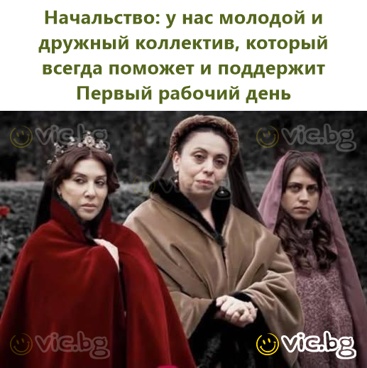 Начальство: у нас молодой и дружный коллектив, который всегда поможет и поддержит Первый рабочий день